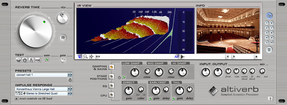 Altiverb Windows (emphasis on the doze)
