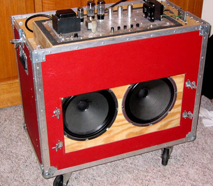 DIY ’59 Bassman in a roadcase…