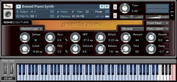 Soniccouture Bowed Piano mini-review…