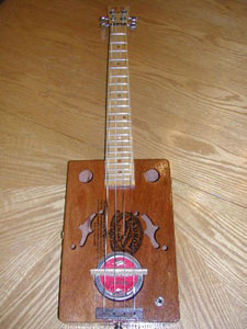 Build your own cigar-box guitar…