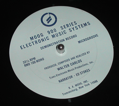 Early Moog demo record…